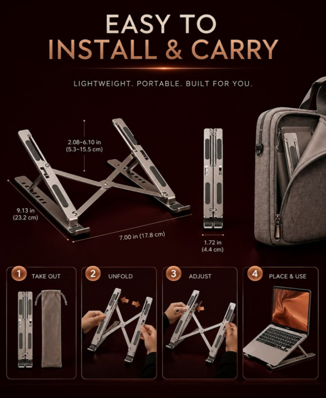 Plastic Laptop Stand